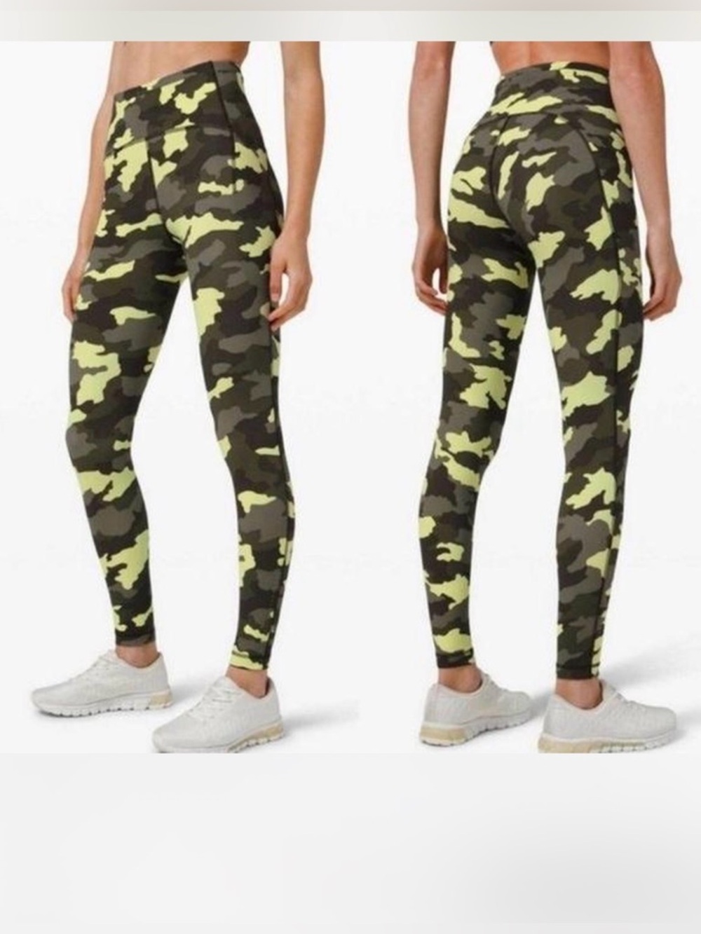 Swift Speed High-Rise Tight 28" green camo